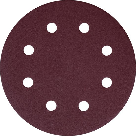 VONROC Schleifpapier-Set - 180MM - 25 Stück - Für Schleifmaschinen - Inkl.