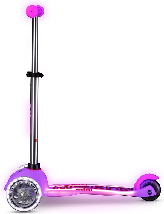 Micro Mini Deluxe LED Scooter - Glow Plus Scooter für Kinder von 2-6 Jahren - max 50 kg