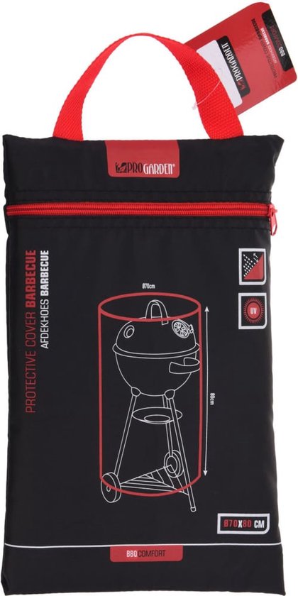 ProGarden Luxus rechteckige BBQ-Abdeckung - 125x62x95 cm - Mit Aufbewahrungstasche