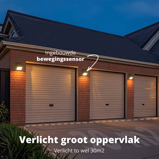 FlinQ Solar TwistCube 2er-Pack - Verwandelbar in 4 Formen - Solar-Wandleuchte für den Außenbereich - Solarbetriebene Außenleuchte mit Bewegungssensor - LED-Gartenleuchte mit Tag- und Nachtsensor - Außenbeleuchtung