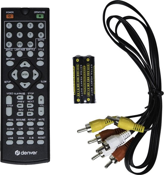 Denver - DVD/CD-Player - 1080P FULL HD - Dolby Digital Decoder - mit HDMI - Schwarz