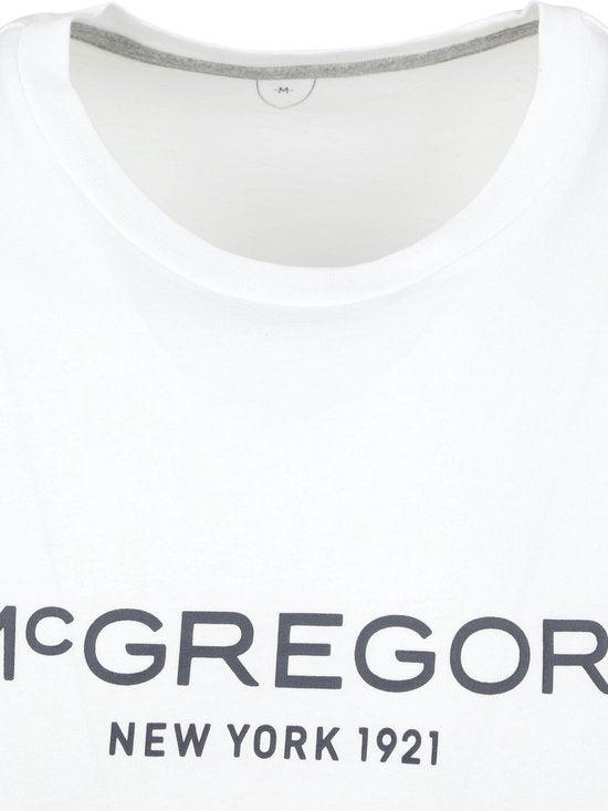 McGregor Essential T-Shirt Logo Weiß - Größe L - Männer