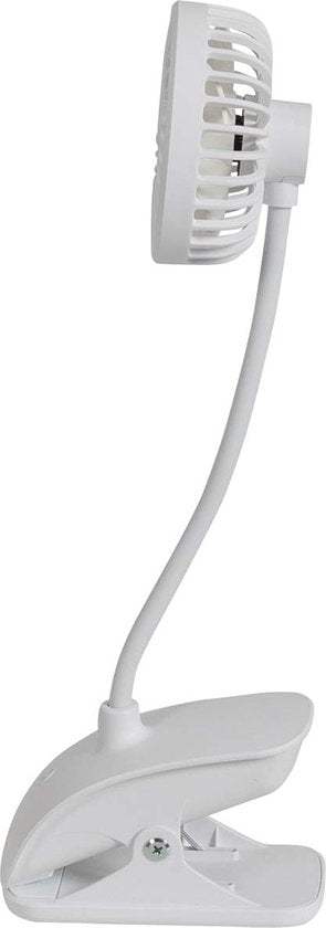 Bo-Camp - Tischventilator mit Klemme - Flex - Wiederaufladbar