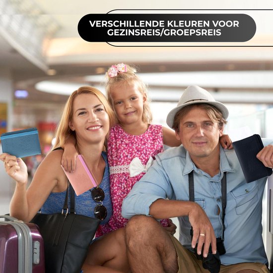 EverNeeds Reisepassetui - Reisepasshalter - Reisepasshüllen - PU-Leder - Schwarz