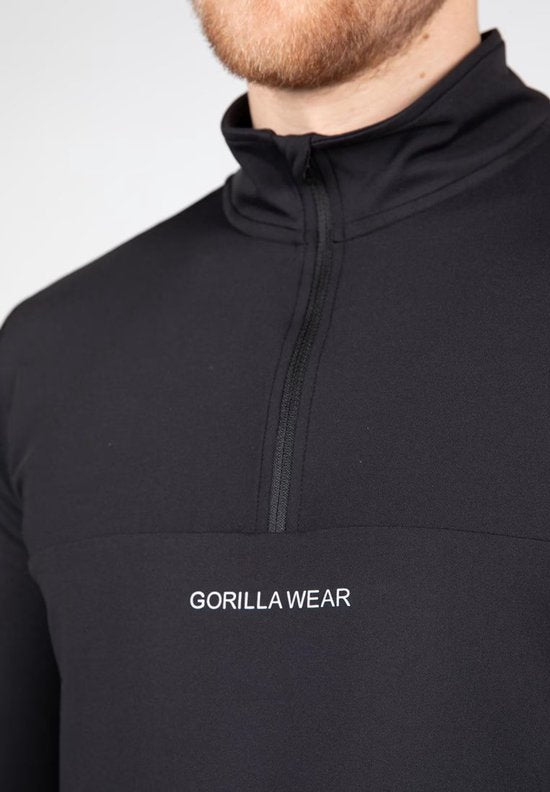 Gorilla Wear Noxen Langarm-Shirt - Schwarz - 3XL