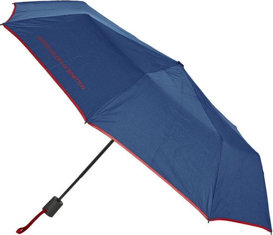 United Colors of Benetton Regenschirm Mini AC - faltbar - Ø 95 cm - Blau