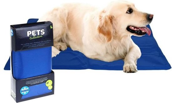 Kühlmatte für Hunde – 65 x 50 cm – Blau