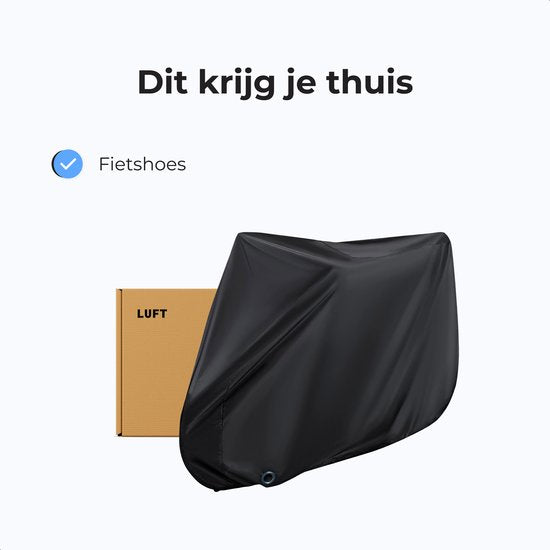 Bakfietshoes - 100% wasserdicht - Bakfiets - Schutzhülle - Abdeckungen - Regenschutz - Abdeckung - Schwarz - Extra stark - Luft