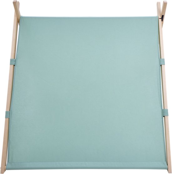 Sunny Como Spielzelt Grün - Wigwam Tipi Zelt für Kinder - Stangen FSC Holz - 123x106x107cm