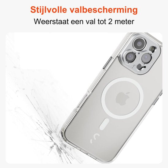 iPhone 16 Pro Kameratasche transparent - Quick Lens Attachment - kristallklares Design - MagSafe-kompatibel - 2M Fallschutz - langlebiges Recycling-Material - drahtloses Aufladen