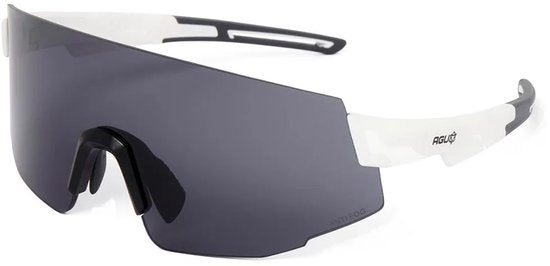 AGU Vigor Unisex-Brille – Weiß – UV400-Gläser – Antibeschlagbeschichtung – 2 Ersatzgläser – Antiallergene Bügel – Inklusive Aufbewahrungsetui