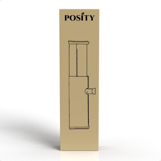 Posity Schubladenteiler - Verstellbar & ausziehbar - 4 Stück - Schubladenorganisation - 28-43,5 cm - Für Küche, Schlafzimmer & Kleidung - Kunststoff - Weiß