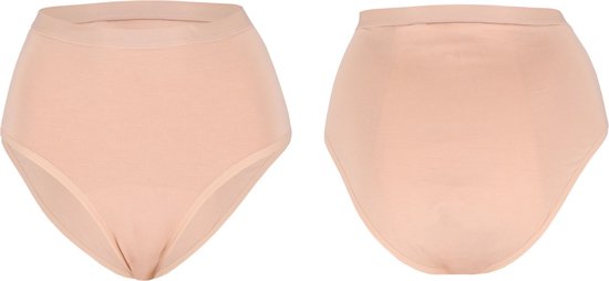 Bamboo Elements - XL - Menstruationsunterwäsche - High Waist Brief - Nackt - Periodenunterwäsche - Menstruationsslip - Menstruationsunterhose - Unterwäsche Damen Slip
