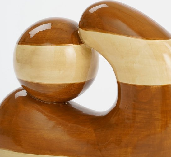 Glimmer Dekorationen Dekoration Statue - L26 x B11 x H25 cm - Dolomit - Ocker