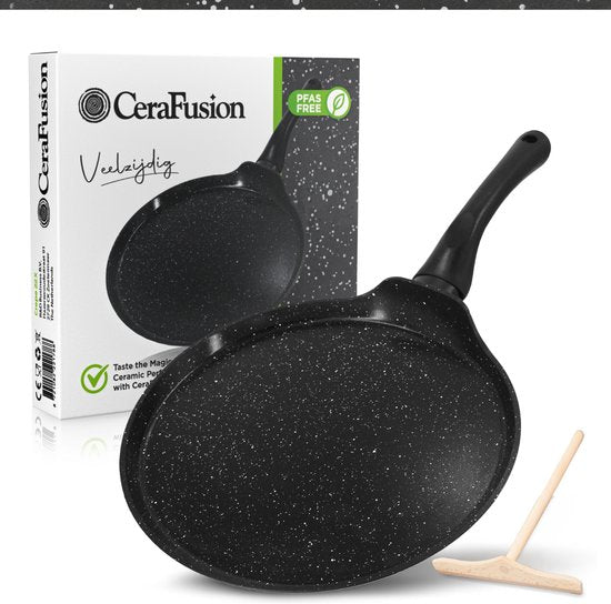 CeraFusion Pfannkuchenpfanne 26 cm - Induktion - Pfannkuchenpfanne - Pfannkuchenpfanne - Pfannkuchenpfanne - Krepppfanne