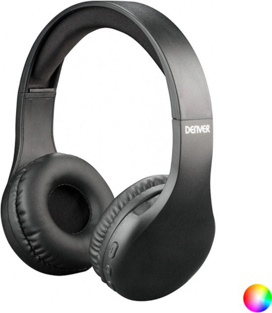 Denver Bluetooth-Kopfhörer - Kabellose Over-Ear-Kopfhörer mit Klingelfunktion - BTH240 - Schwarz