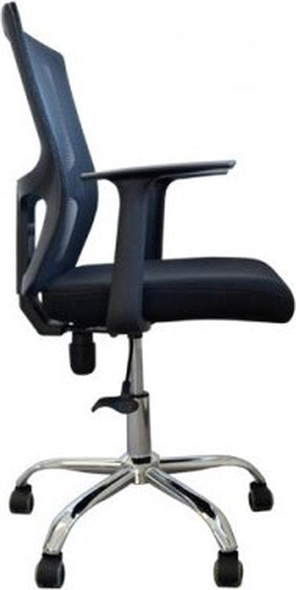 BRASQ OC200 Ergonomic Office Chair Black with Breathable Mesh - Bürostühle - Höhenverstellbar - Gaming Stuhl 49 x 47 x 94 cm