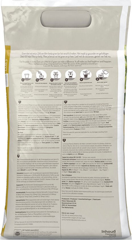 Pokon Houseplants Potting Soil - 10l - Blumenerde (Zimmerpflanze) - 6 Monate Ernährung