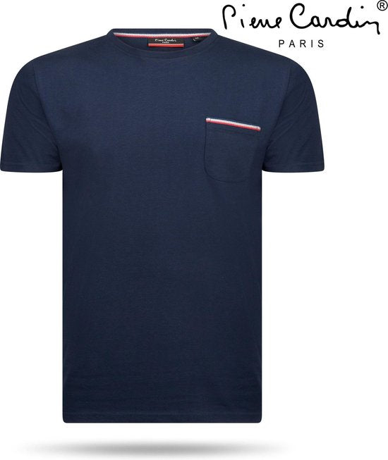 Pierre Cardin - T-Shirt für Männer - Rundhalsausschnitt - Navy