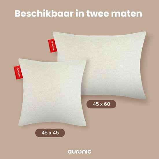 Auronic - Wärmekissen - 45x45 - Kabellos - Wiederaufladbar - Infrarot - Beige