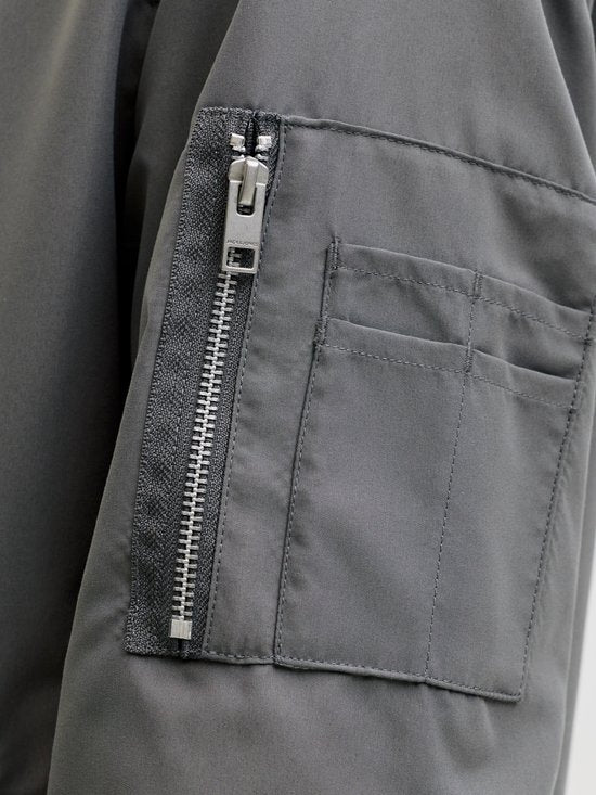 Jack & Jones - Herrenjacke Summer Mash Bomber - Grau - Größe XL