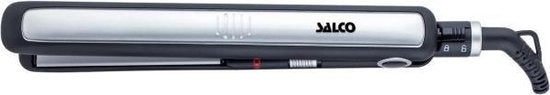 Salco 90580 Haarglätter Hot Black, Silber 40 W