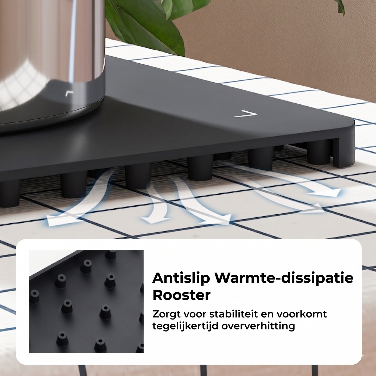 Coast Elektrische Heizmatte für Lebensmittel - Silikon - Schnellhitze - faltbar - tragbar - Timer - sicher - rutschfest - schwarz