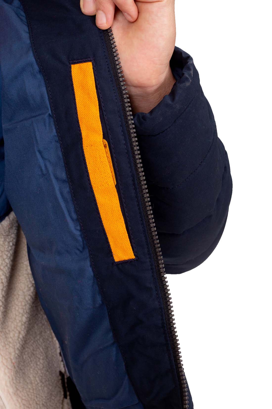 Timberland South Twin Jacke - Marineblau - mit Logo Patch - Größe 3XL