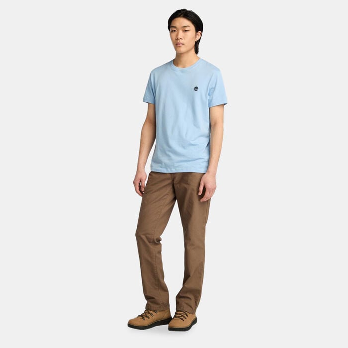 Timberland - Oyster River Chest Logo T-Shirt - Slim Fit & Bequem - Citadel - Größe XXL