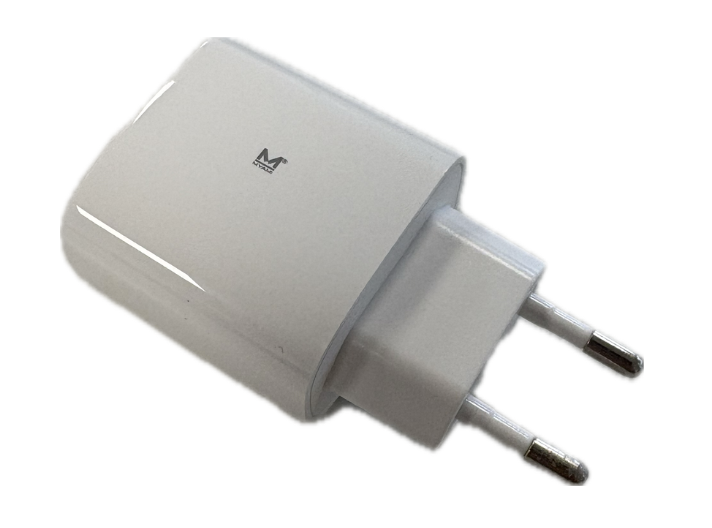 Amitec USB-Ladegerät MyAmi 2 - mit zwei USB-Anschlüssen und Schnellladefunktion und Eu-Stecker - für Smartphone und Tablet - weißer Kunststoff - drei Komma eins bis drei Komma vier A