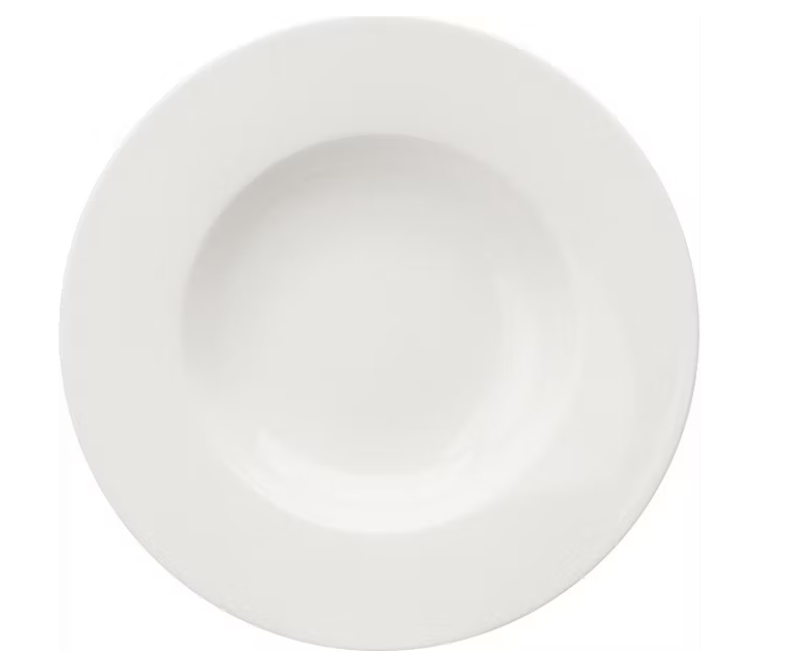 Villeroy & Boch 6er-Set Vivo - Tiefe Teller - Porzellan - Ø 24 cm - Weiß
