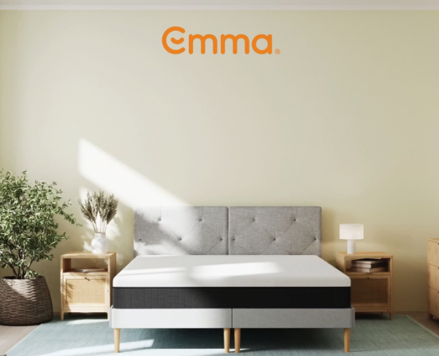 Emma Lite Matratze 90x200 cm - Feste Taschenfederkernmatratze mit 7 Zonen - Grau