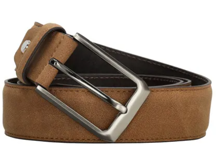 Milanoro Ledergürtel Herren 115 cm - Cognac - Klassisch & zeitlos