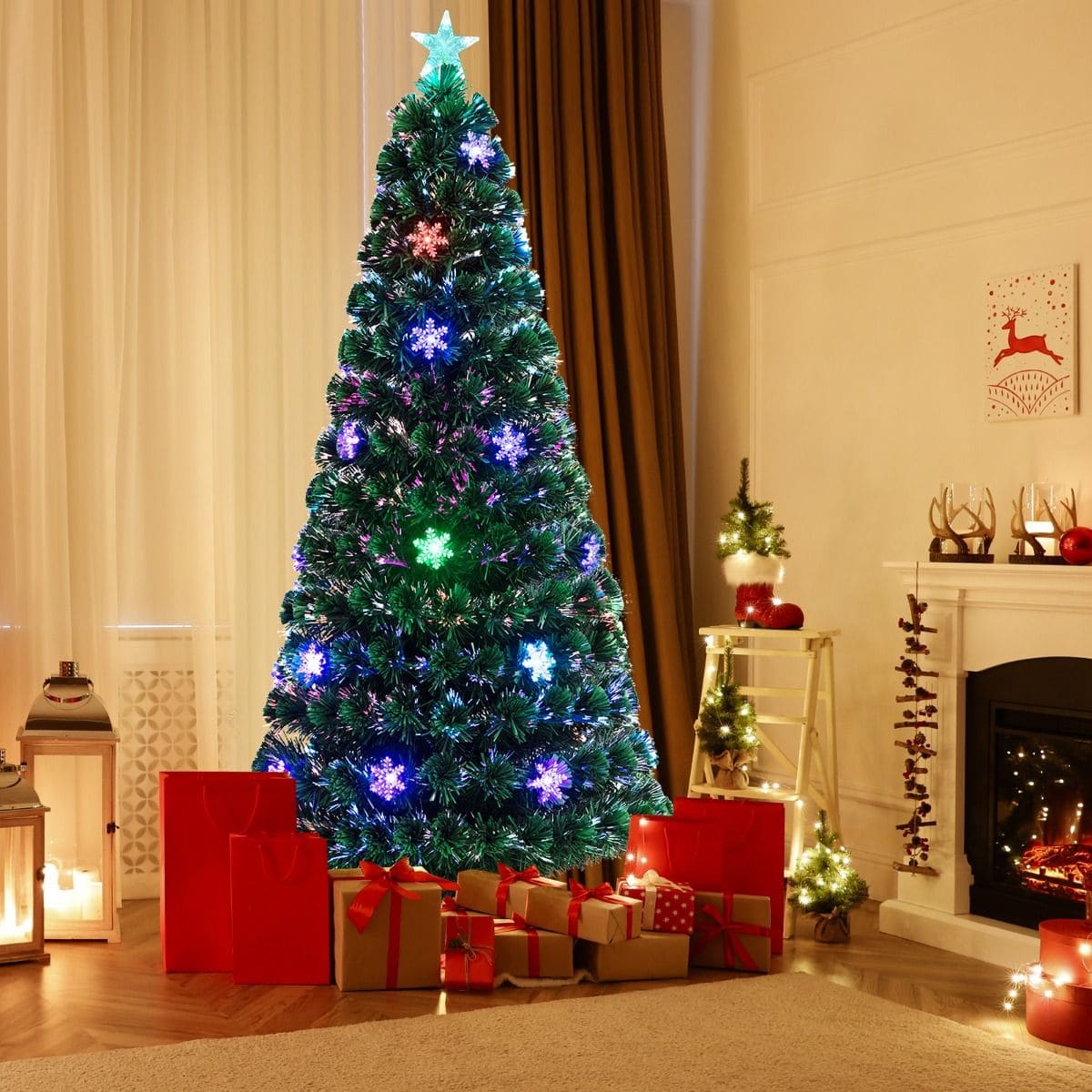 Coast Weihnachtsbaum - 220 Zweige - Led Lichter - 180 x 81cm - Grün