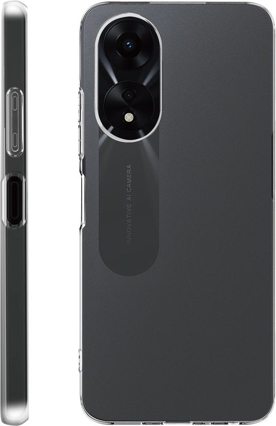 BeHello Oppo A58 4G Hülle – ThinGel Case – Transparent