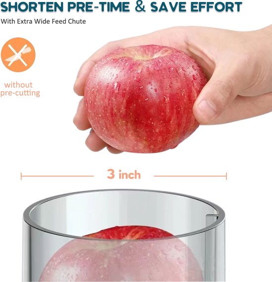 Fuegobird Schnellentsafter - Edelstahl - 400Watt - Schwarz