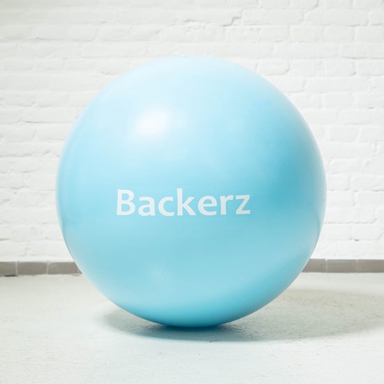 Backerz Yoga-Ball – PVC-Innenball für Ella-Sitzbälle – Berstschutz – Hellblau