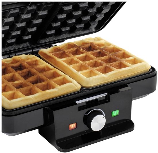 Tristar Waffeleisen – WF-1165 – 1000 W – 2 Waffeln – Antihaftbeschichtung – PFAS-frei