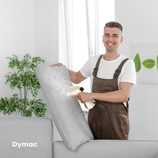 Dymac SilkSteam Fusion Wäschedampfer - Dampfreiniger - Kleider- und Möbeldampfer - Handdampfer - Wäschedampfer - mit Fusselbürste