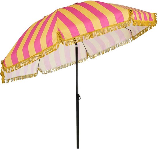 In The Mood Collection Osborn Sonnenschirm - H238 x Ø220 cm - Gelb