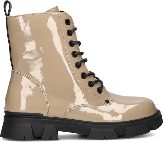 Bullboxer Aaf504f6s Veterinärstiefel - Stiefel mit Schnürung - Mädchen - Taupe - Größe 36