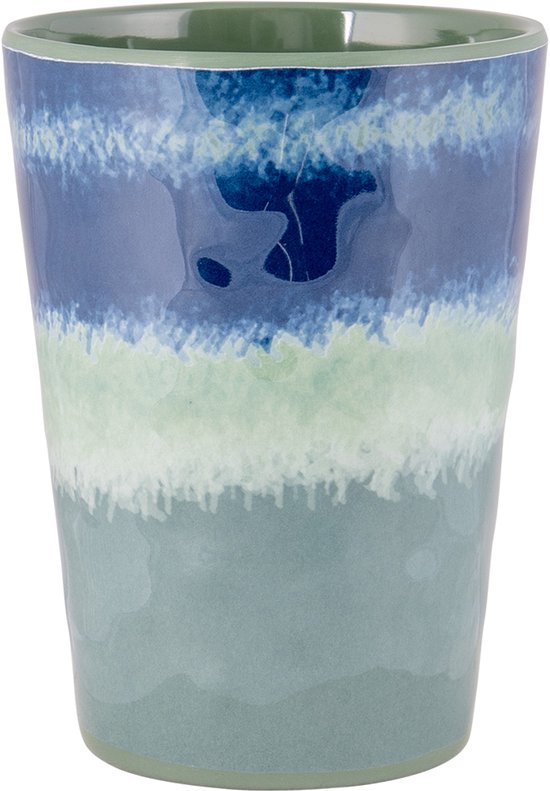 Bo-Camp – Becher – Halo – Blau/Grün – 4 Stück