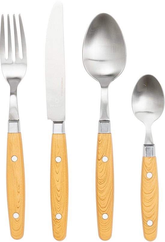 Bo-Camp – Urban Outdoor – Besteckset – Haggerston – 4 Personen – 16-teilig