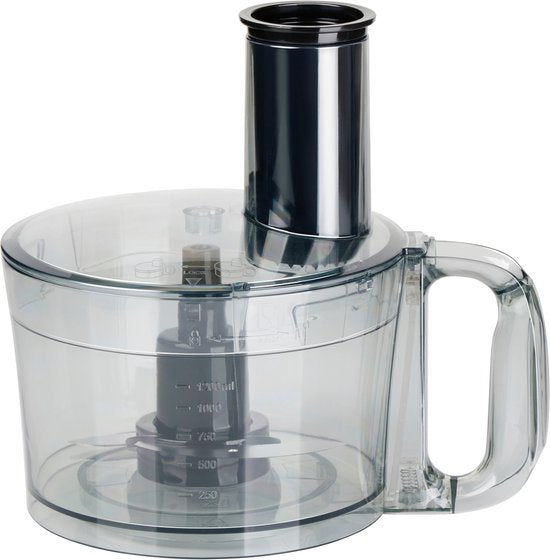 Alpina 3-in-1-Küchenmaschine, Mixer und Smoothie-Maker – Multifunktionale Küchenmaschine – Gemüseschneider – Zerkleinerer – 2 l – BPA-frei – spülmaschinenfest – FP413GS – Schwarz