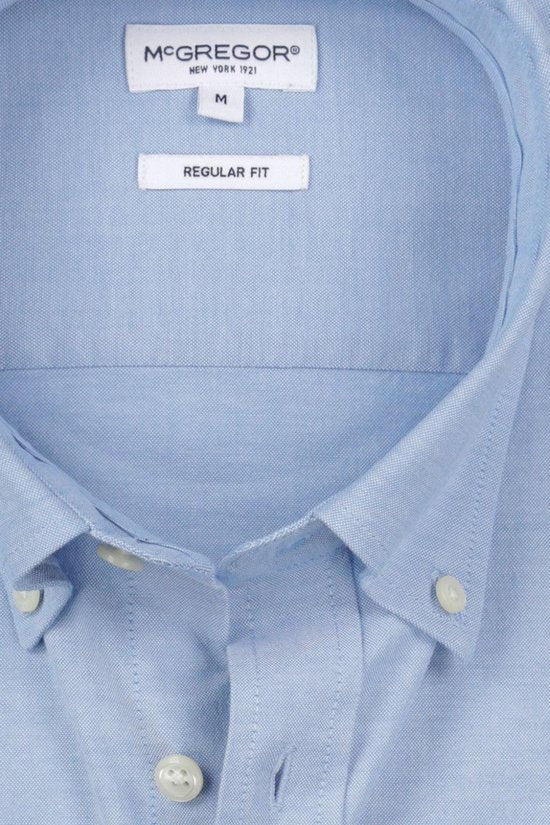 McGregor Hemd Oxford Stretch Mm999 6001 01 2001 Hellblau Herren Größe - M