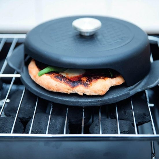Boska Pizza Baker BBQ Mini - Schwarz - 23 x 19 x 6cm - Rund - Gusseisen