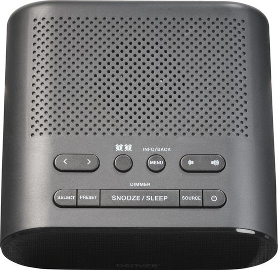Denver CRD-505, DAB+ Radiowecker mit USB-Anschluss zum Laden von Smartphones