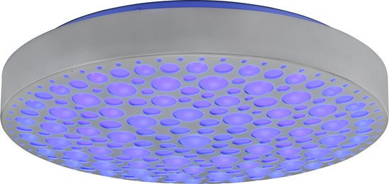 Reality - LED-Deckenleuchte - Deckenleuchte - 22W - Einstellbare Farbe - RGB - Fernbedienung - Dimmbar - Rund - Weiß - Kunststoff