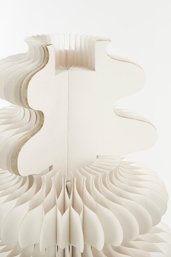 House of Seasons Dekoration Weihnachtsbaum - H152 x Ø104 cm - Papier - FSC Mix - Weiß