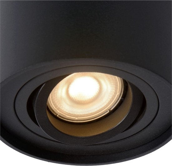 Lucide TUBE Deckenstrahler - Ø 9,6 cm - 1xGU10 - Schwarz